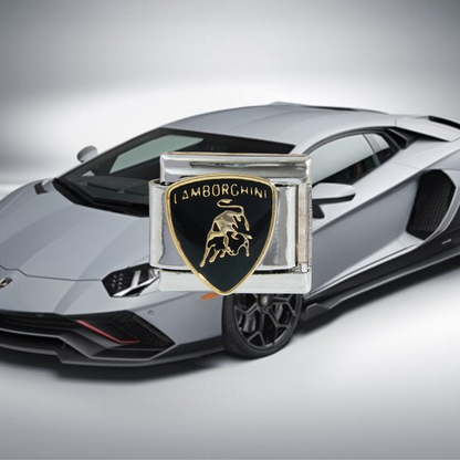 ITALIAN CHARM CON EMBLEMAS DE CARROS DE LUJO